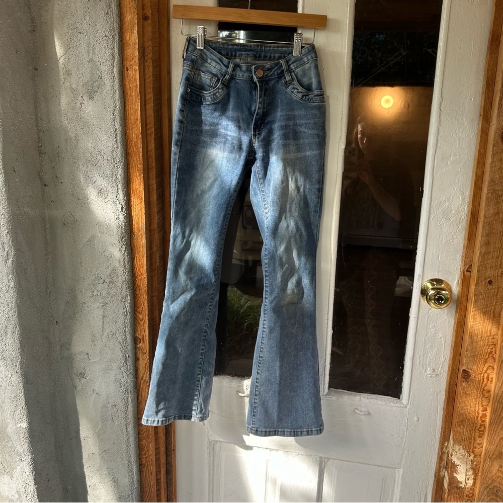 Light Blue Boot Cut Jeans